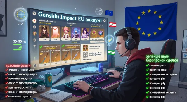 Купить аккаунт Genshin Impact Europe: сравнение цен и проверенных способов покупки